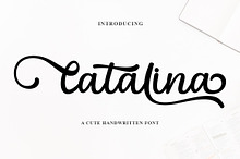 Catalina - Sweet Script Font