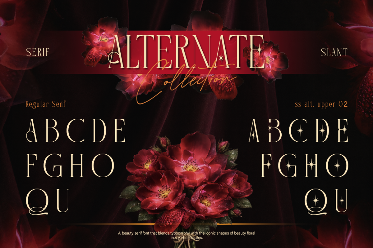 Romane - Elegant Serif, a Serif Font by Burntilldead (Photo 7 of 11)