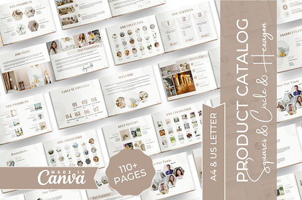 Product Catalog Canva Template
