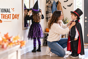 National Trick or Treat Day October, a Photo by Dvoevnore photos