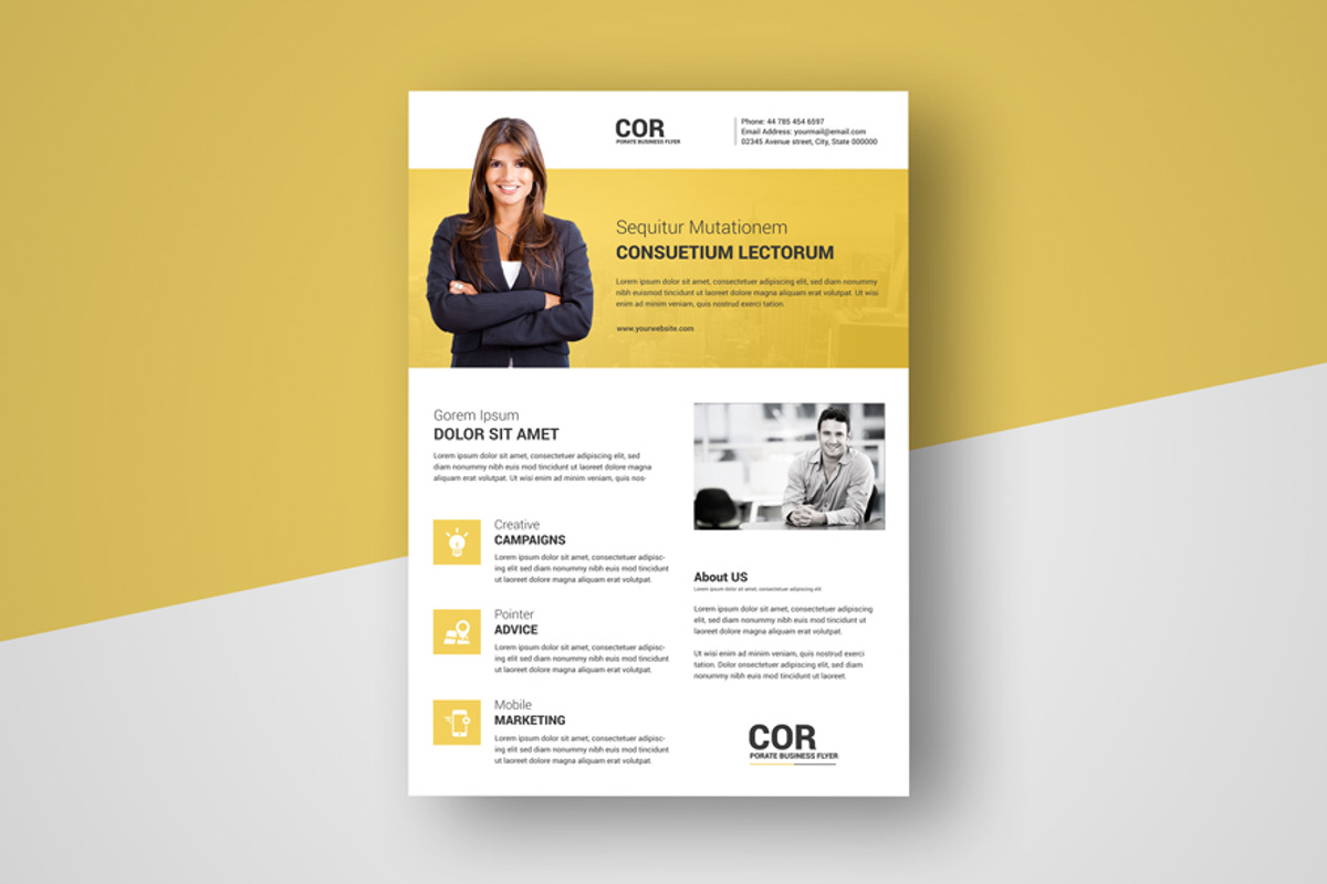 Corporate Business Flyer, a Flyer Template by Creative Shop