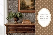 Farmhouse Brown Floral Patterns, a Pattern Graphic by Eclectic Anthology (Thumbnail 6 of 12)