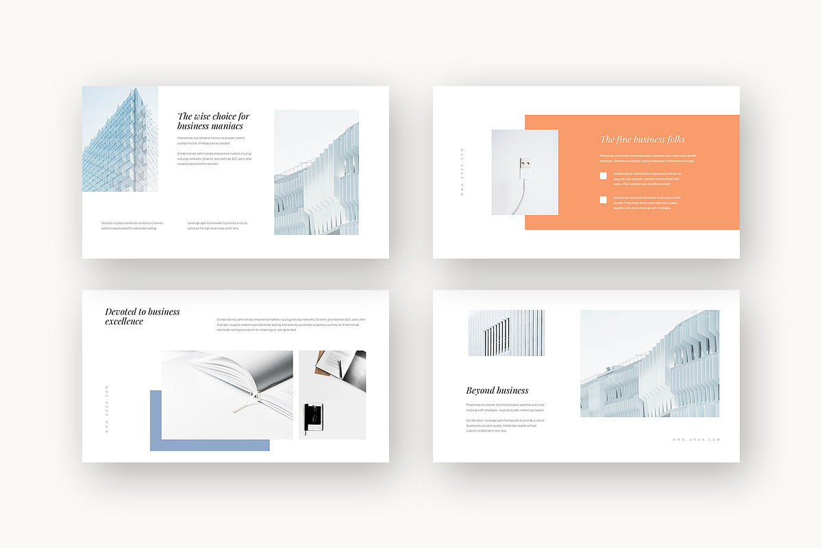 Qrax : Growth Strategy Google Slides, a Presentation Template by Punkl Camp (Photo 4 of 16)