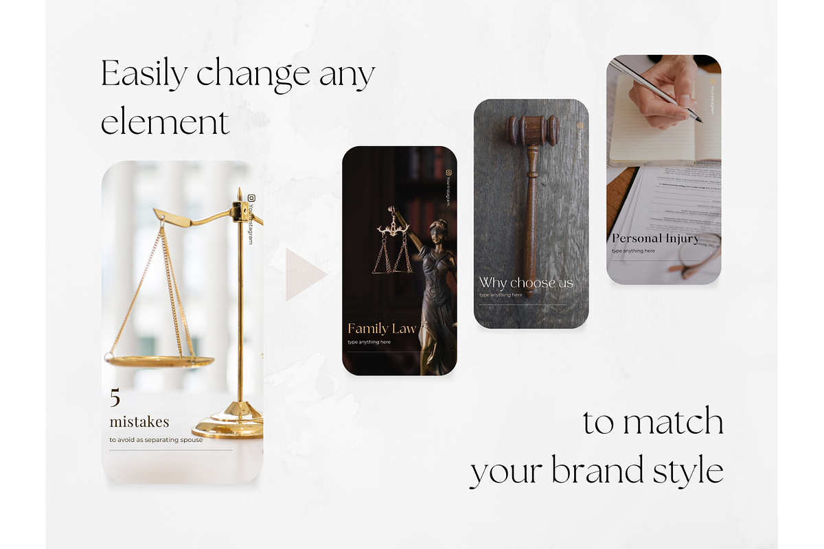 200 Lawyer Social Media BUNDLE, a Social Media Template by PatternLab. (Photo 10 of 10)
