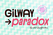 Gilway Paradox, a Sans Serif Font by Art Grootfontein (Thumbnail 1 of 15)