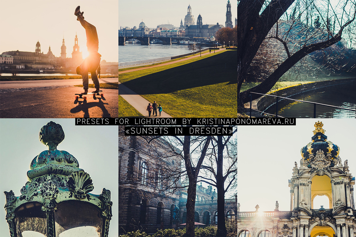 Sunsets in Dresden- 7 presets for LR, an Action Add-On by Graphics, Presets, Photos (Photo 1 of 8)