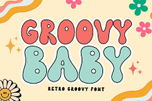 Groovy Baby is retro groovy font