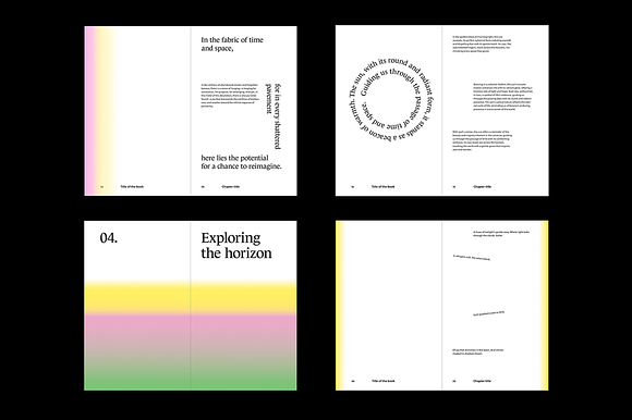 Gradient Book Template 5x8 inches preview 8