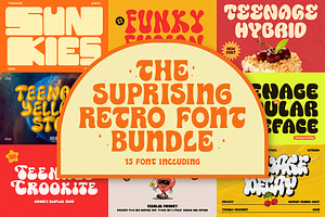 The Suprising Retro Font Bundle