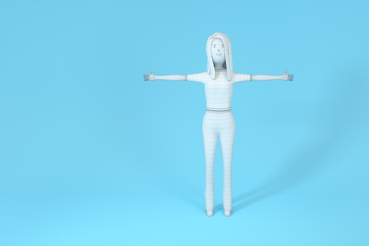 Female Character Lucy, a Characters & Person 3D Model by 3DTreatment (Photo 5 of 32)
