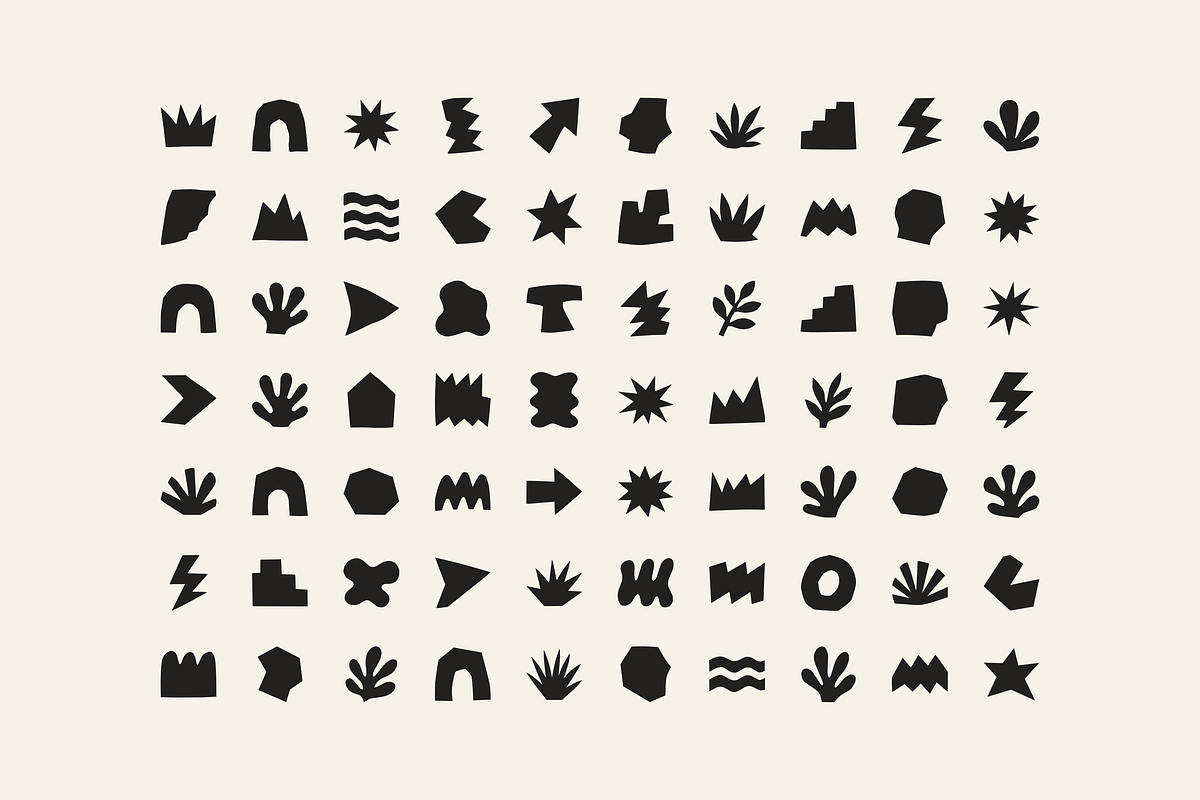 Wildform: Hand-Cut Abstract Shapes, an Object Graphic by pixelbuddha.net (Photo 5 of 5)