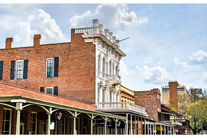 Old sacramento historic district in featuring california, sacramento, and, an Architecture Photo by Leonid Andronov