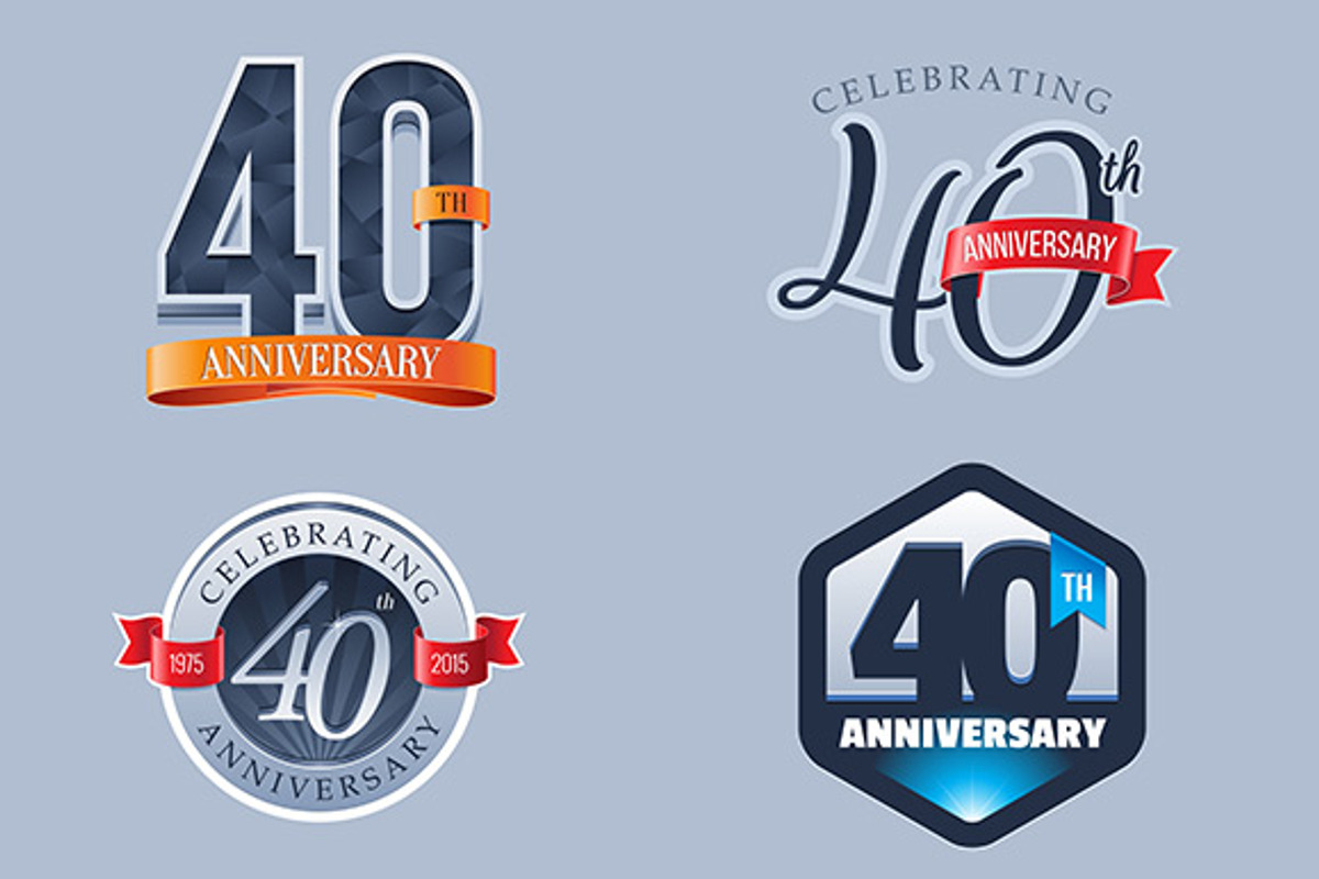 40th Anniversary Logo, an Illustration by Shurik76