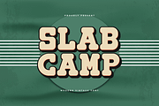 Slab Camp - Modern Vintage Font, a Slab Serif Font by overlaytemplates (Thumbnail 1 of 5)