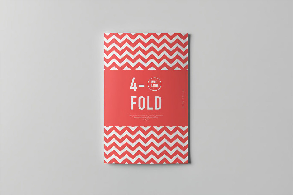 4-Fold Half Letter Brochure Mockup, an Advertising Mockup by zippypixelstudio (Photo 5 of 13)