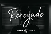 Renegade - Hand Painted Signature, a Script Font by Hustle Supply Co. (Thumbnail 1 of 8)