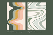Retro 70s Waves Background Bundle, a Pattern Graphic by cassi has hobbies (Thumbnail 3 of 9)
