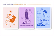 Yoga Time - illustrations & graphics, a Graphic by Marish (Thumbnail 5 of 9)