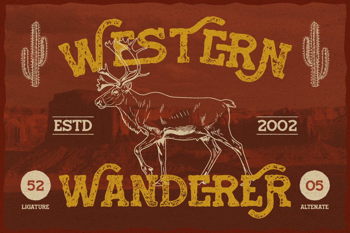 Redtown - Western Typeface, a Slab Serif Font by Burntilldead (Photo 7 of 11)