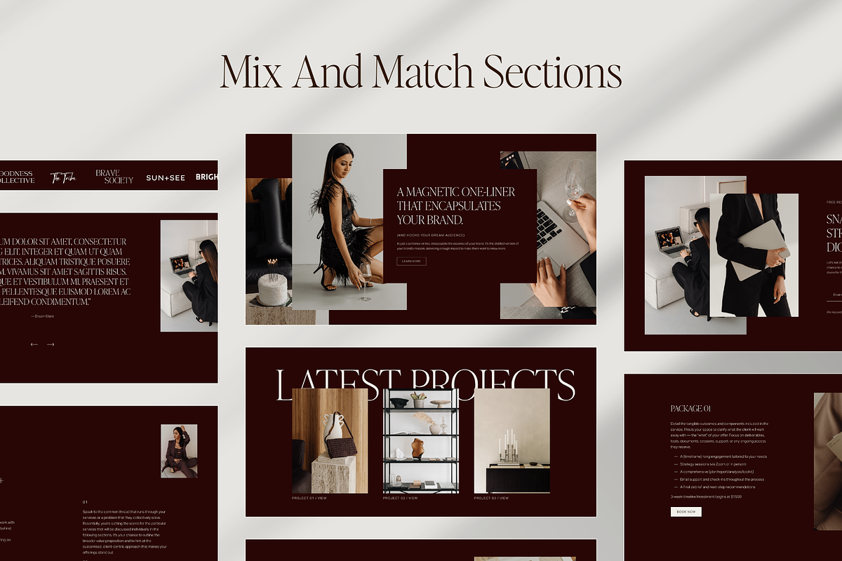 Squarespace Website Template Claudia, a Squarespace Template by Candor Templates (Photo 14 of 16)