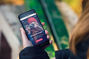 iPhone Mock-Ups, an iPhone Mockup by PuneDesign (Thumbnail 9 of 10)