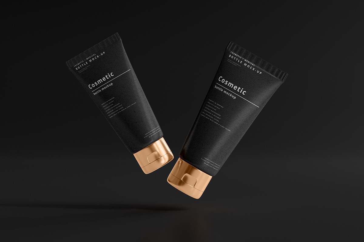 Dark Cosmetic Branding Mockups, a Cups & Container Mockup by pmvch (Photo 18 of 86)