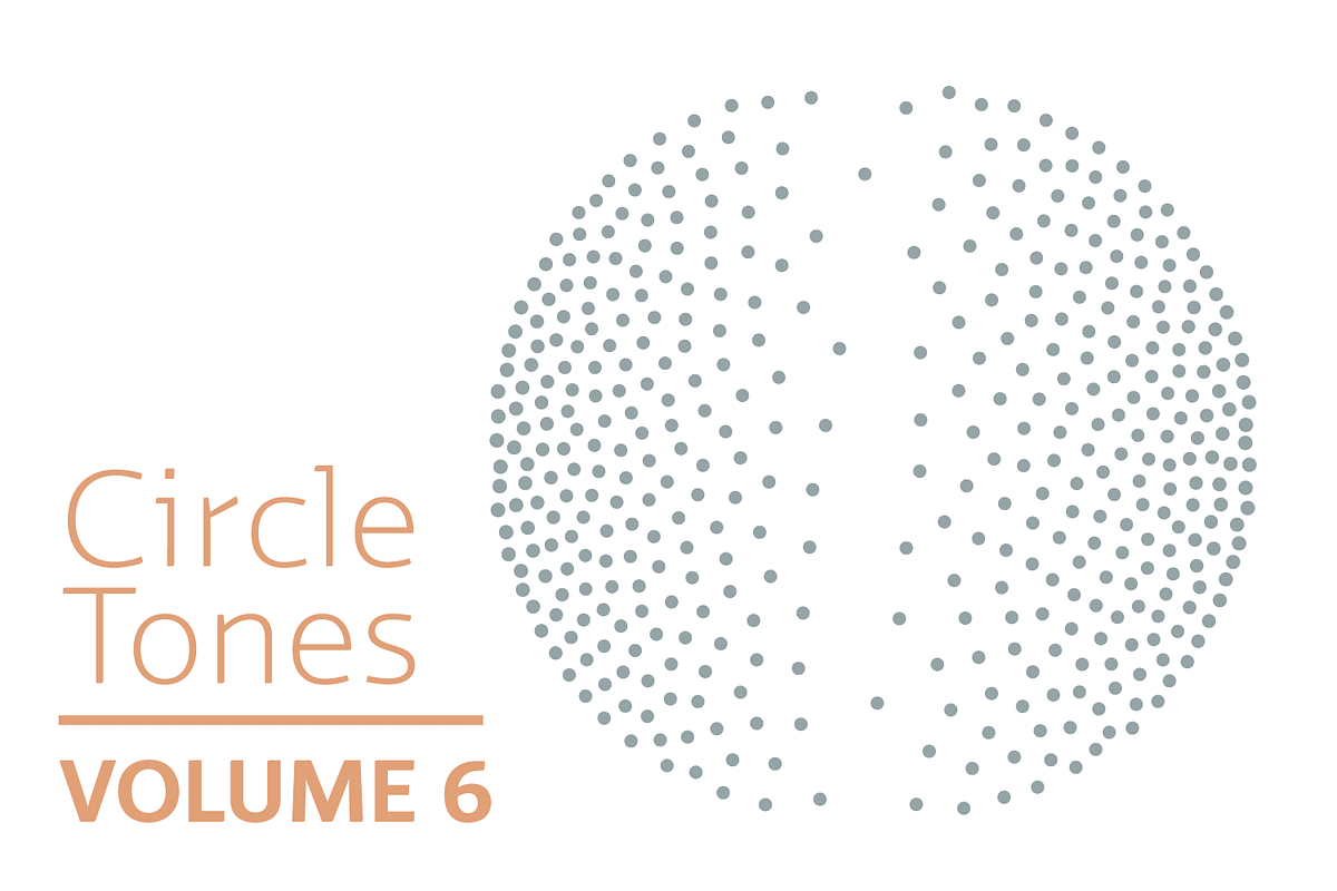 Circle Tones Vol. 6 | 20 Halftones, a Texture Graphic by invisiblelayer (Photo 1 of 5)