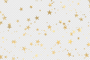 Seamless Gold Star Overlays