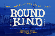 Round Kind - Display Typeface, a Serif Font by Letterhend Studio (Thumbnail 1 of 10)