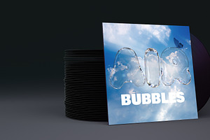 3D Soap Bubbles And Letters Set