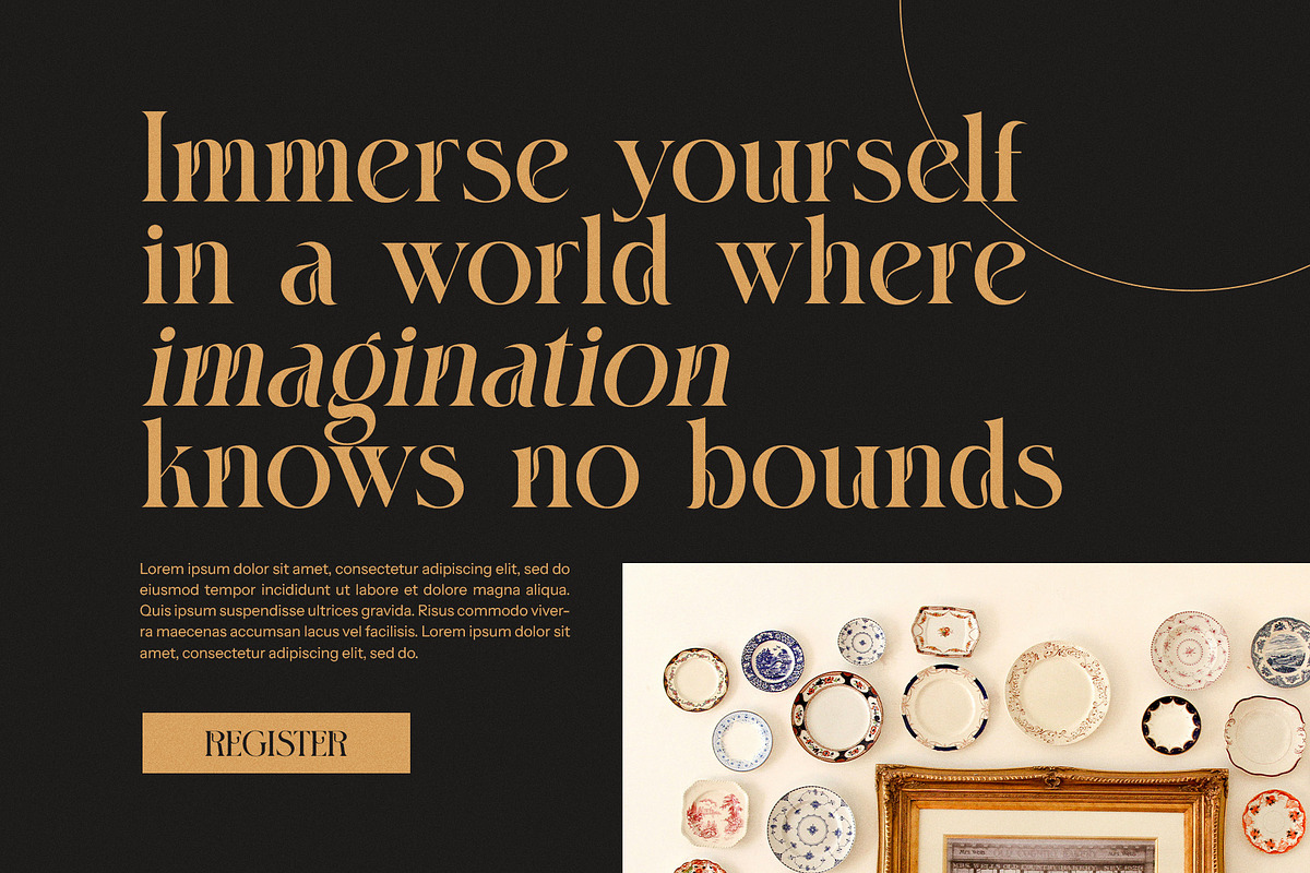 Bagina Elegant Serif Font, a Serif Font by Perfectype (Photo 7 of 8)