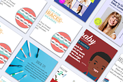 Dental Social Media Posts, a Social Media Template by Local Marketing Templates (Thumbnail 2 of 2)