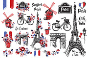 Paris Landmarks Sights Set & 30Cards, an Outline Icon by Sopelkin (Thumbnail 2 of 8)
