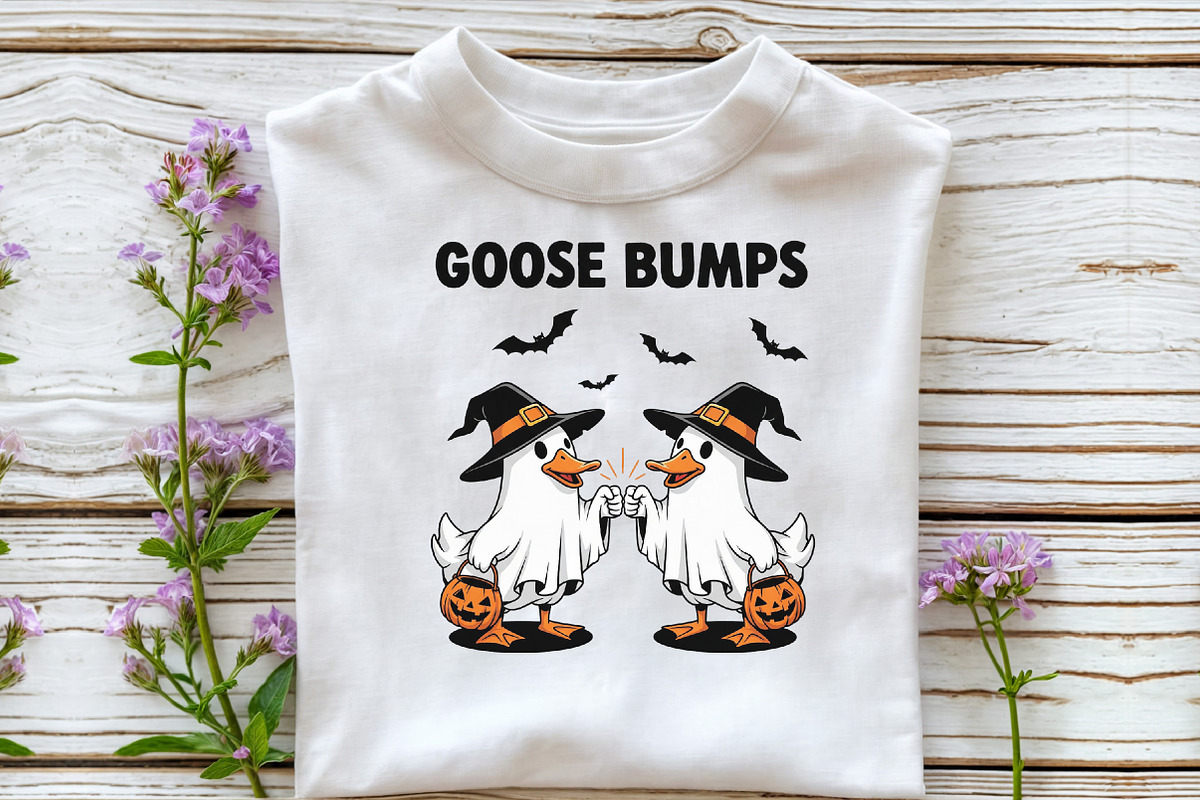 Funny Halloween Goose Bumps Sublimat, an Illustration by DreamCafeArt (Photo 3 of 7)