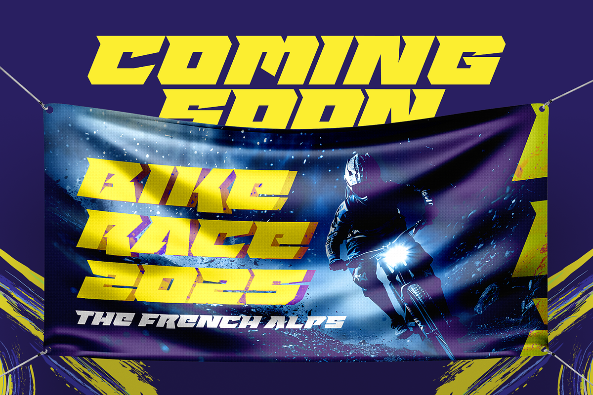 Racing Font – Sport and Racing Font, a Serif Font by Gassstype (Photo 8 of 9)