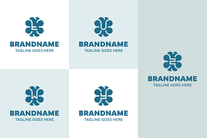 Letter T U W Y Z Brain Modern Logo, a Branding & Logo Template by Pray Art Design Studio