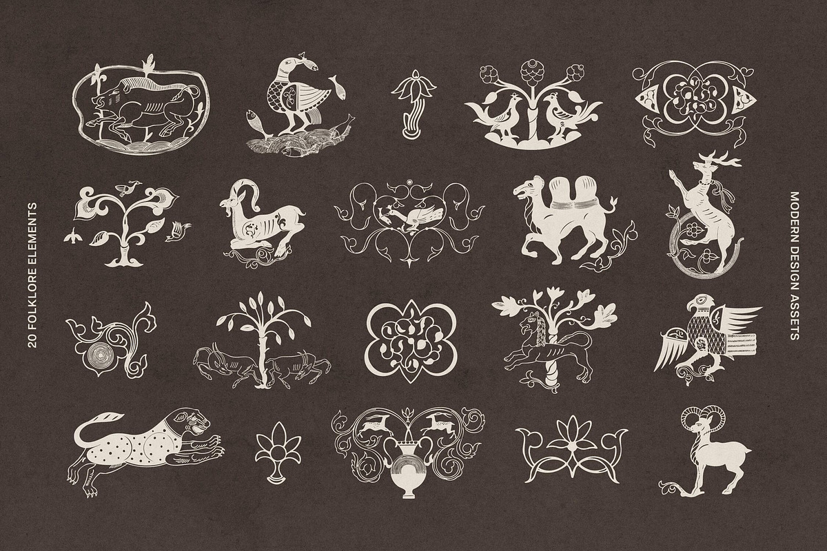 Animalist Folklore: Vector Elements, an Object Graphic by Design Squad (Photo 2 of 8)