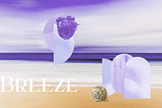 Vibe - purple psychedelic collage, an Object Illustration by Olga Koelsch (Thumbnail 2 of 13)
