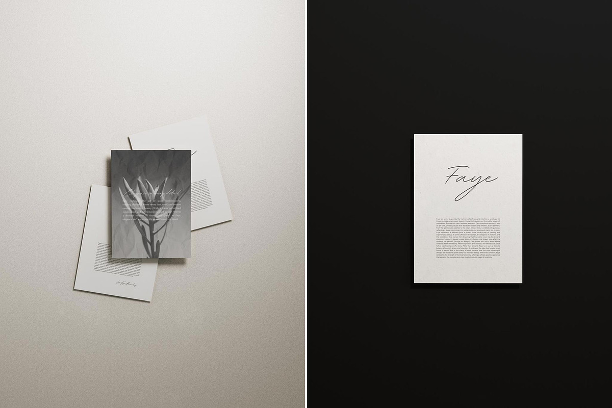 Faye Branding Mockup Collection, a Books & Magazine Mockup by Mockup Line (Photo 10 of 10)