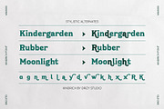 Kindrich – Vintage Serif Font, a Sans Serif Font by Drizy (Thumbnail 3 of 10)
