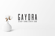 Gayora Slab Serif | Duo Font, a Slab Serif Font by Creativetacos (Thumbnail 1 of 8)
