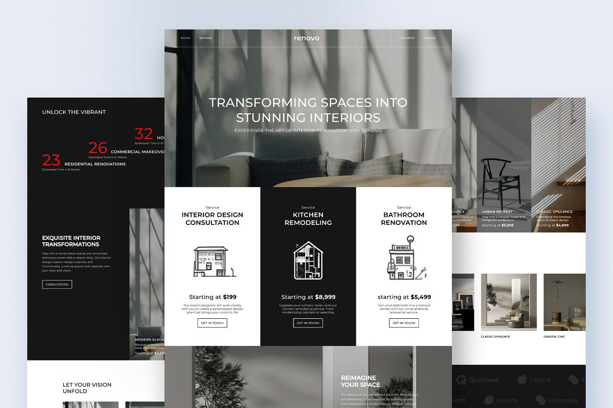 Interior Design UI Kit