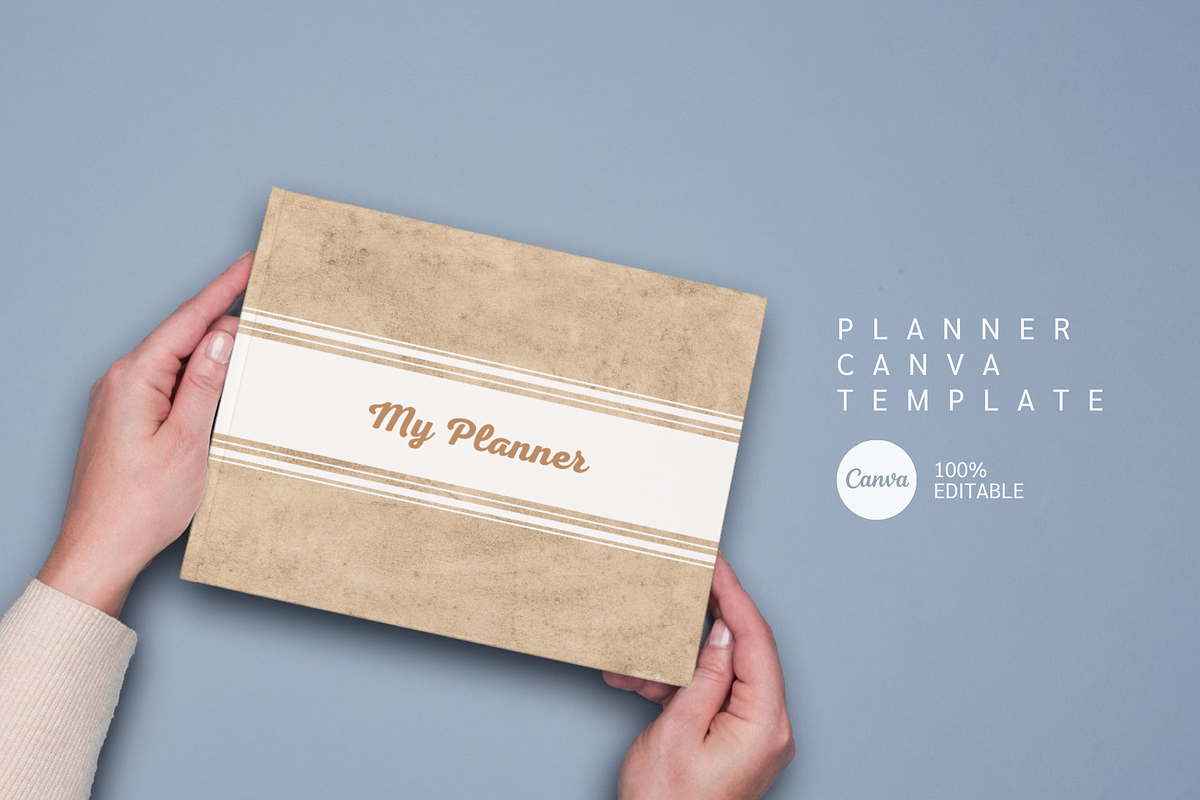 PLANNER CANVA TEMPLATE, a Stationery Template by The Little Lily Studio (Photo 3 of 5)