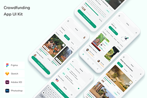 Crowdfunding App UI Kit