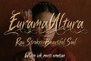 Eurama Ultura - Expressive Script, a Handwritten Font by HypeWorksCo (Thumbnail 1 of 17)