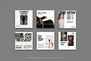 Bold Editorial Instagram Posts, a Social Media Template by thebusinessoutfit (Thumbnail 3 of 11)
