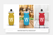 Plastic Water Bottle Mockup, a Cups & Container Mockup by Madjid (Thumbnail 2 of 5)