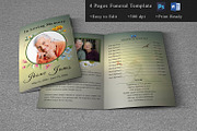 Funeral Program Template, a Brochure Template by Template Shop (Thumbnail 1 of 3)