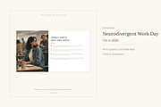 Neurodivergent at Work, Set of 24, a Person Illustration by LanternkinStudio (Thumbnail 5 of 13)