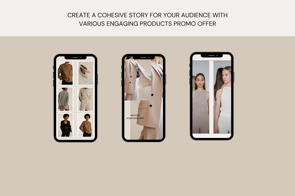 Canva Instagram Fashion Templates, a Social Media Template by Deepa Template Studio (Photo 9 of 10)